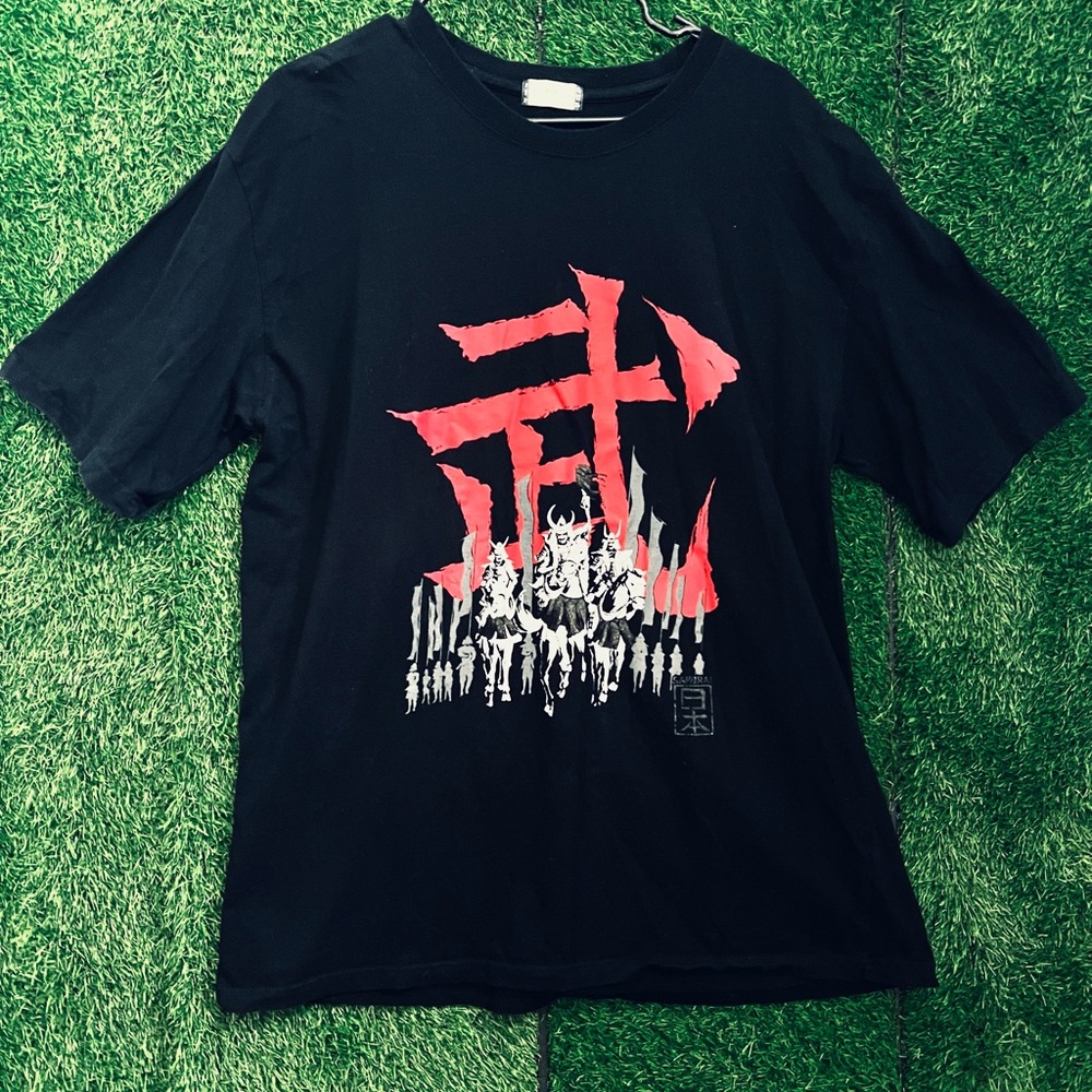 Kyoto Julin Co., Ltd Samurai Warriors Black Tshirt 100% Cotton Size 3L